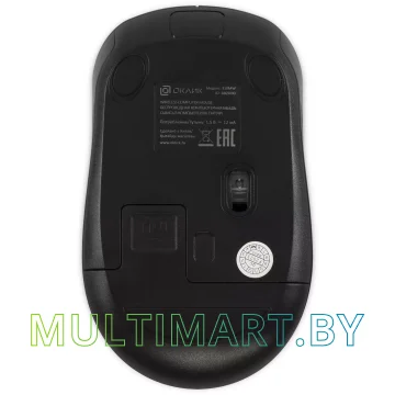 Мышь Oklick 310MW (черный/голубой) картинка 5